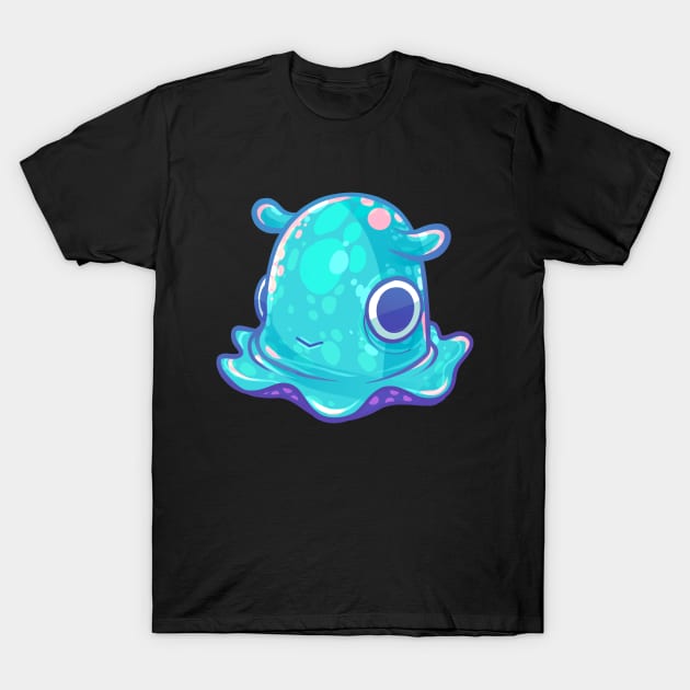 Cute Turquoise Dumbo Octopus T-Shirt by Claire Lin